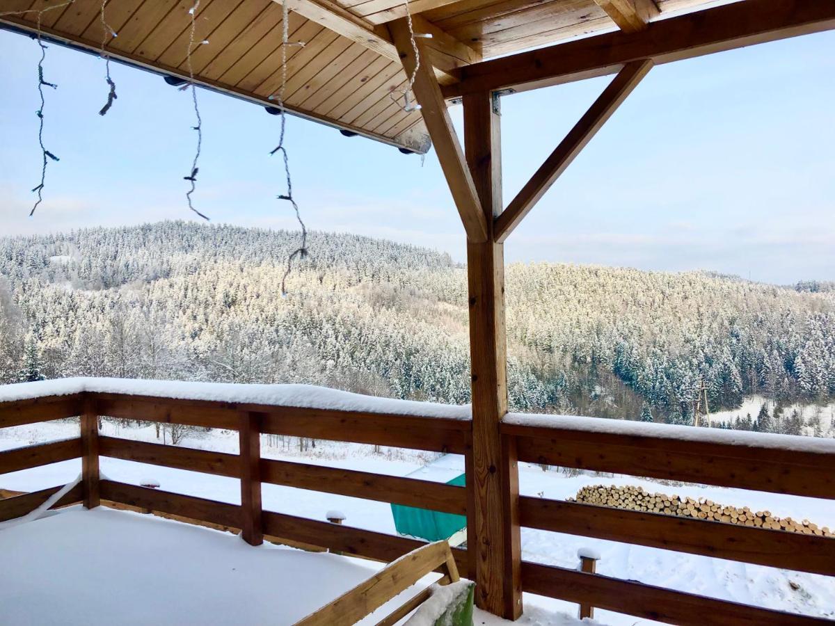 Chata Z Widokiem Na Babia Gore Pewel Wielka Exteriör bild